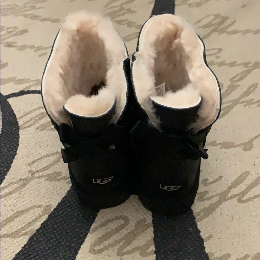 Ugg mini bailey II black sparkle boots